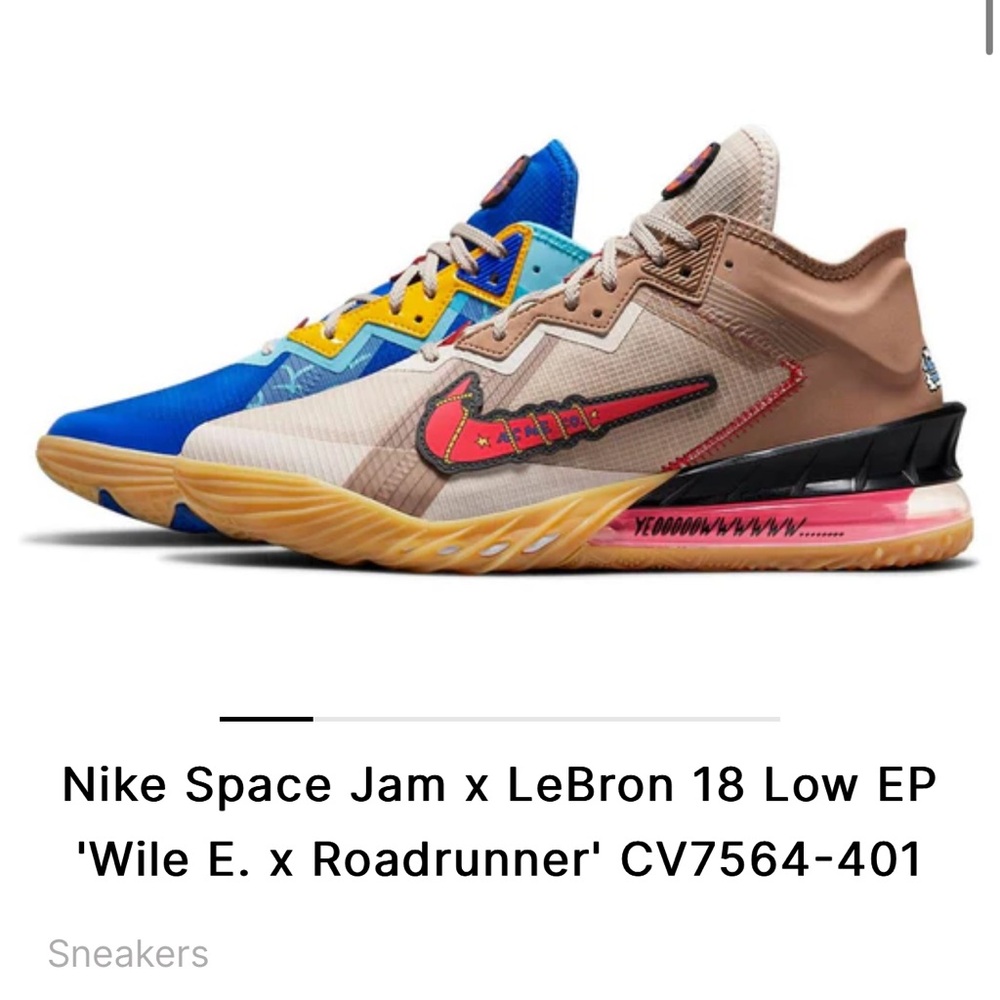 Space jam limited edition Lebrons